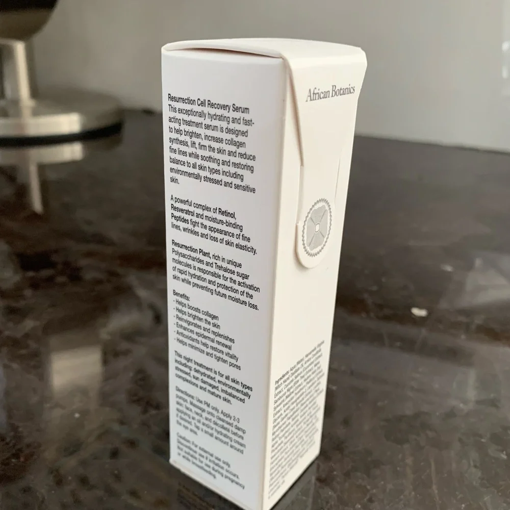 African Botanics Retinol Resurrection Cell Recovery Serum! - Picture 4 of 7